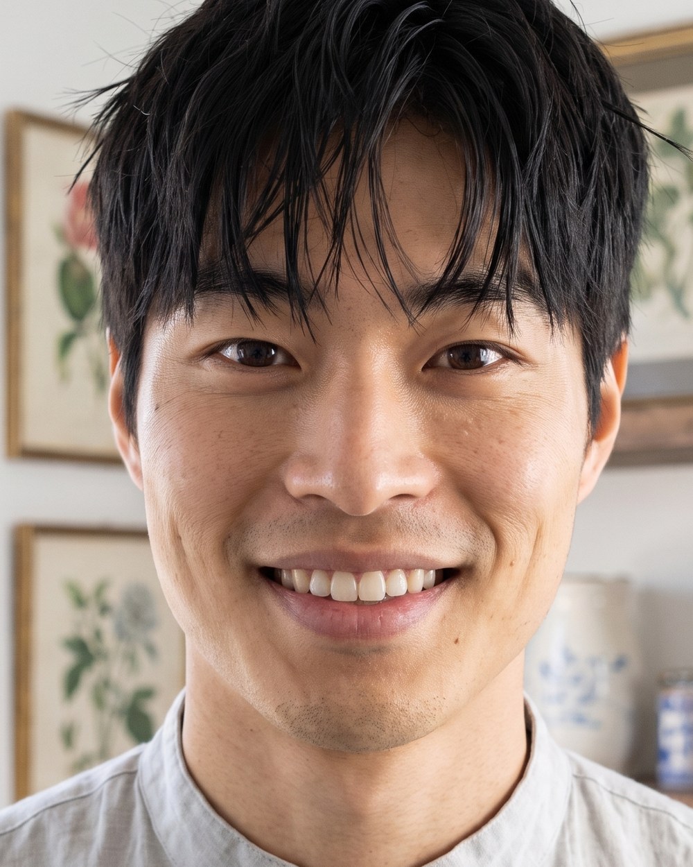 Doctor Taho holding his book CHINESE MEDICINE